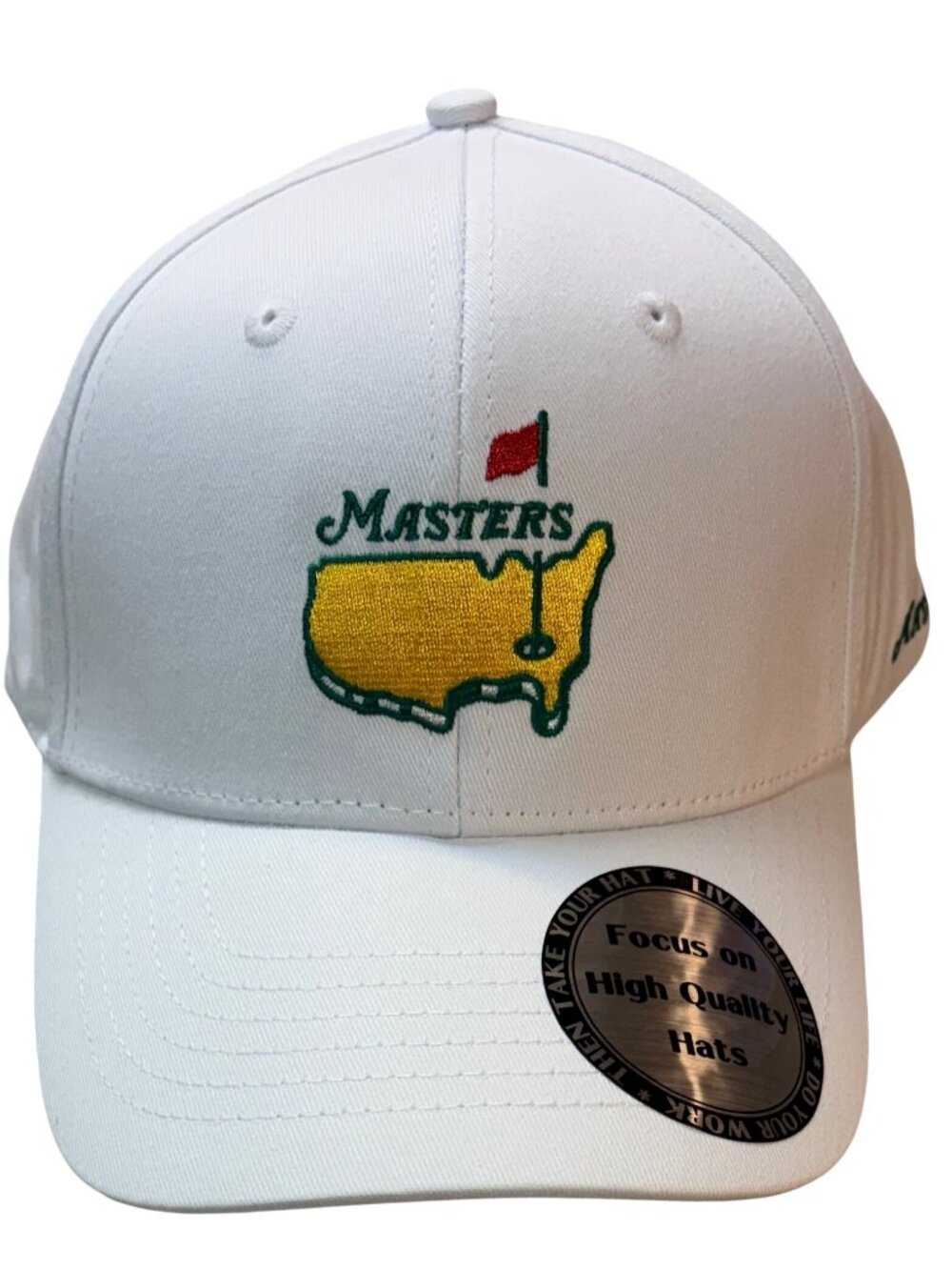 NEW Augusta National Golf Club 2024 Hat White Masters Cap Embroidered Snapback